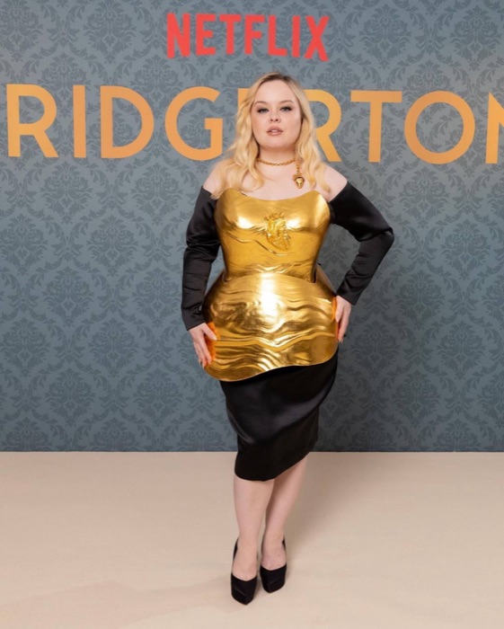 Nicola Coughlan in Honey Gold