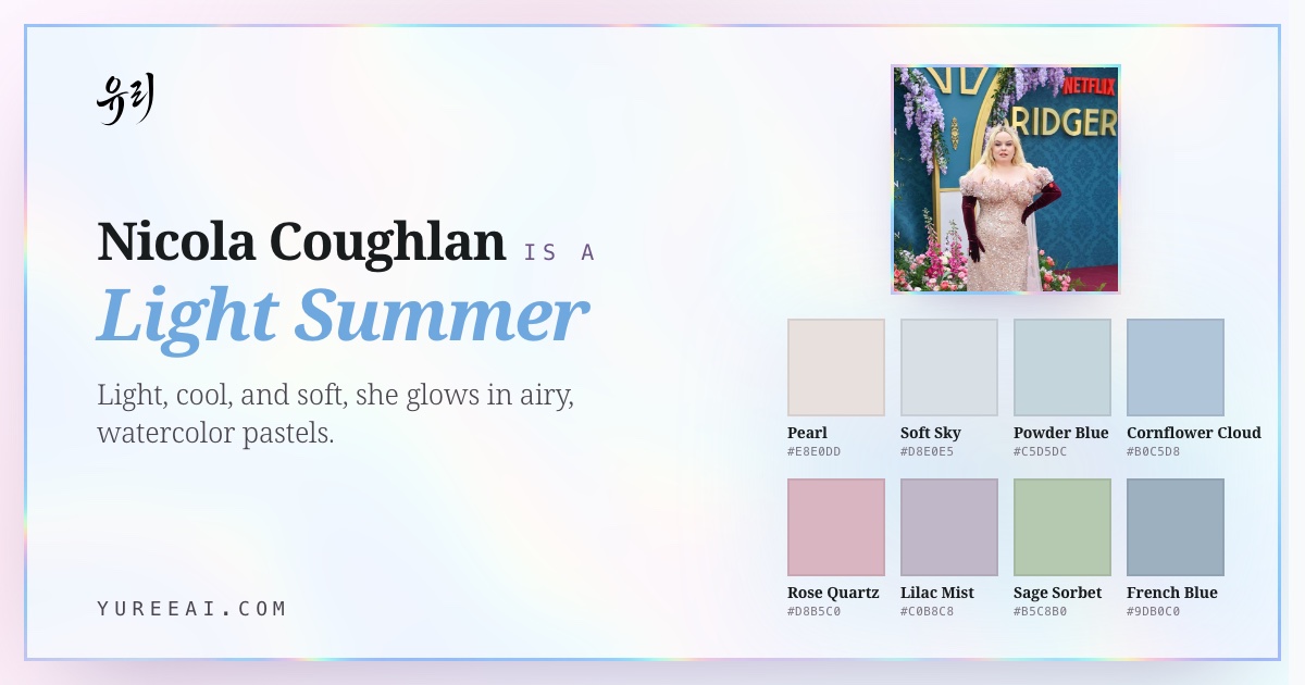 Nicola Coughlan is a Light Summer, with her best colors