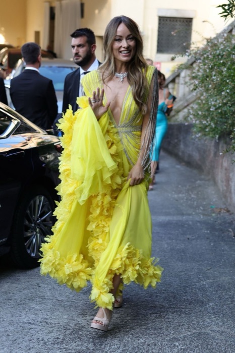 Olivia Wilde wearing Bright Yellow