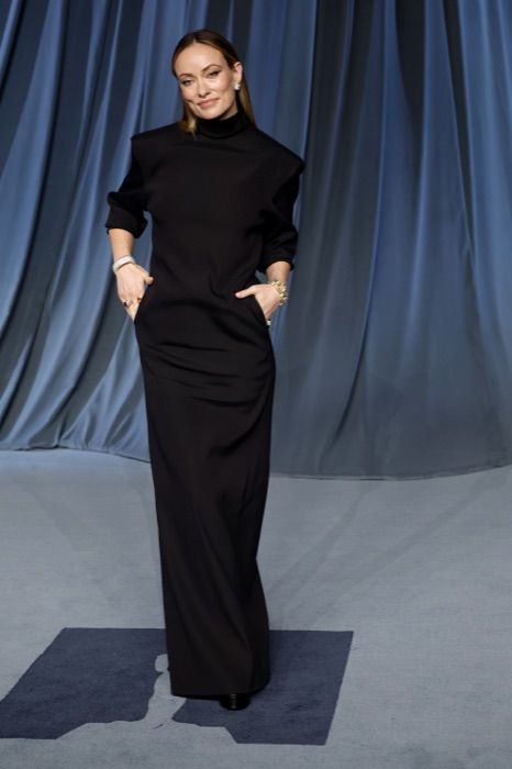Olivia Wilde wearing Soft Black (with warm cast)