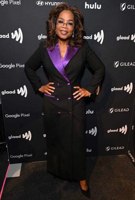 Oprah Winfrey in Pure Black