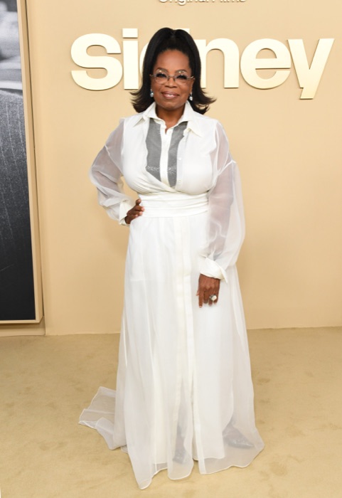 Oprah Winfrey in Optic White