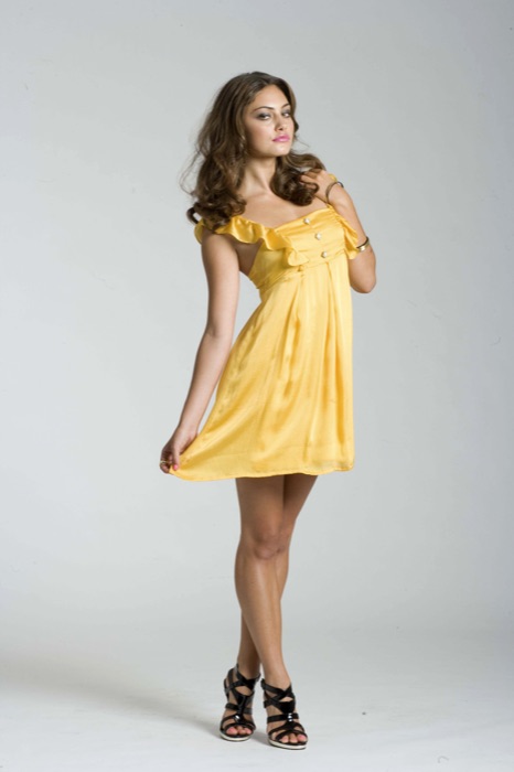 Phoebe Tonkin in Sunflower Yellow