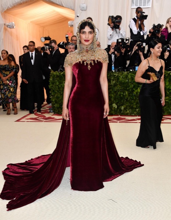 Priyanka Chopra wearing Garnet