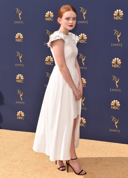 Sadie Sink in Optic White