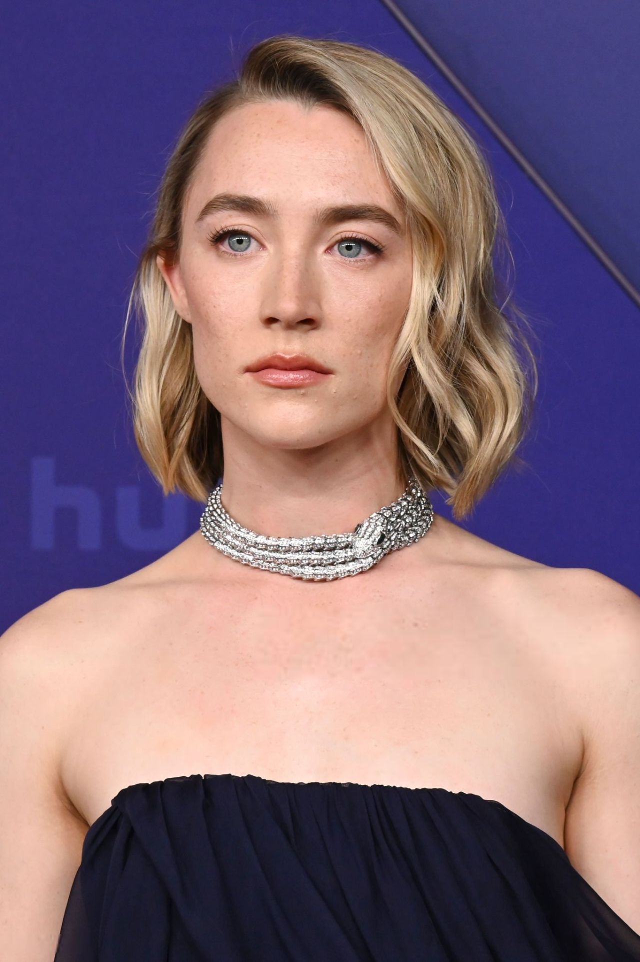 Saoirse Ronan in Charcoal Navy