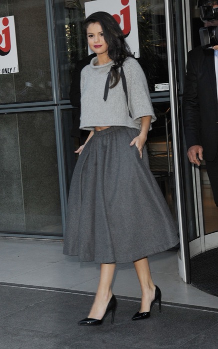 Selena Gomez in Pure Grey
