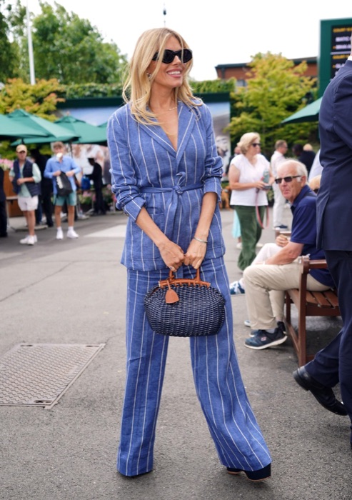 Sienna Miller wearing French Blue