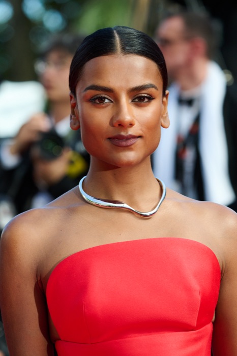 Simone Ashley wearing Copper