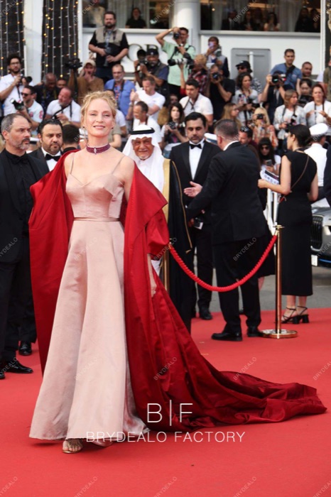 Uma Thurman in Honey Gold
