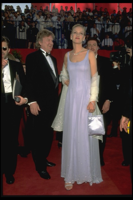 Uma Thurman wearing Lavender