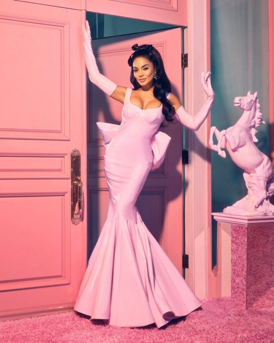 Vanessa Hudgens in Pastel Pink