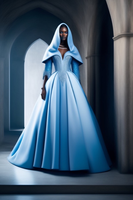 Viola Davis in Baby Blue