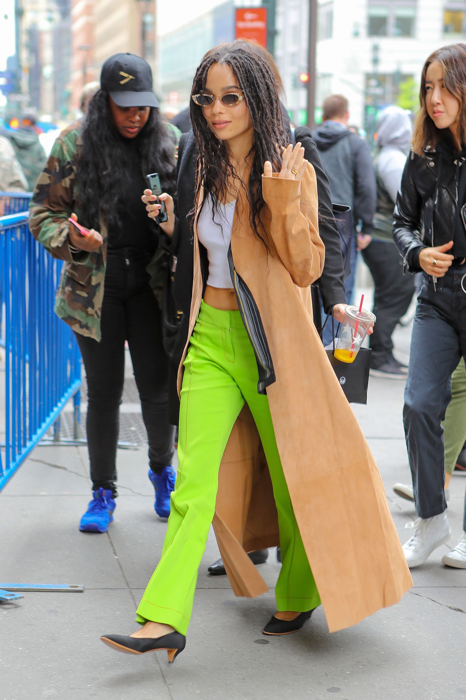Zoë Kravitz in Tan